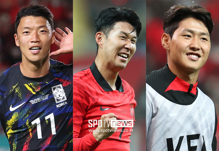 Klinsman 1st sharp, &#39;captain&#39; Son Heung-min Lee Kang-in-Hwang Hee- chan &#39;goal firecracker&#39; < Soccer < 기사본문 - SPOTV